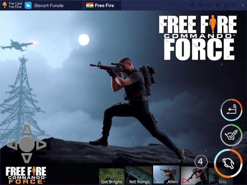 Free Fire Commando Force in India